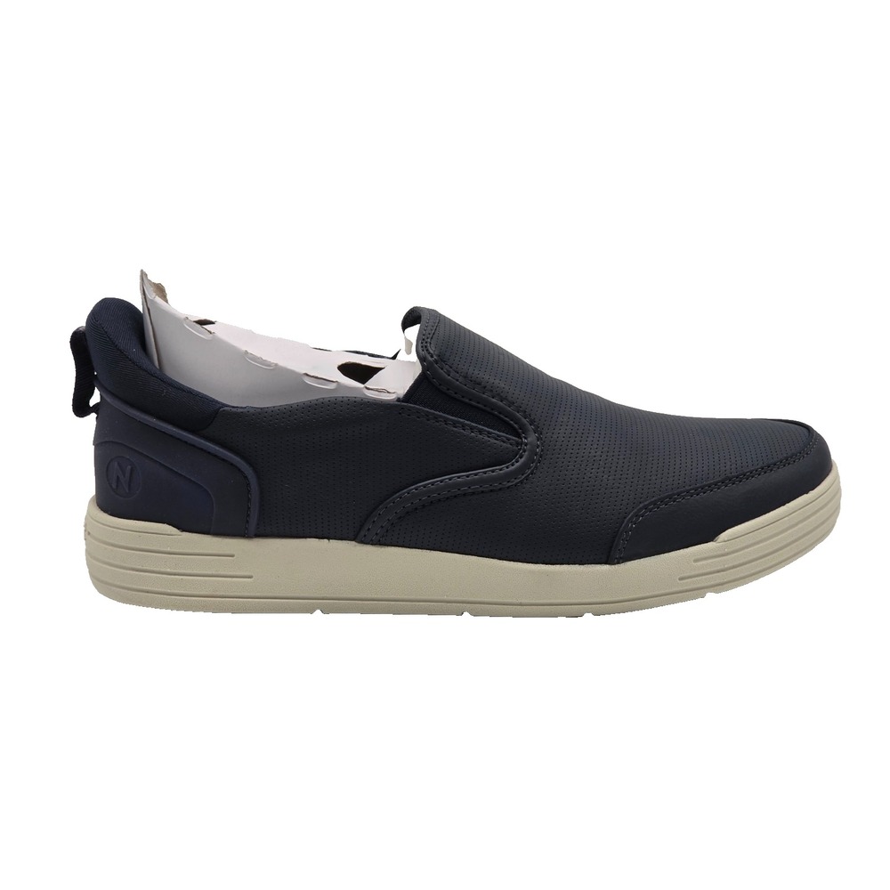 Nunn Bush KORE City Walk EZ Men 7 Navy Slip On Shoes 85118-492